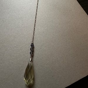 Citrine and Iolite pendulum